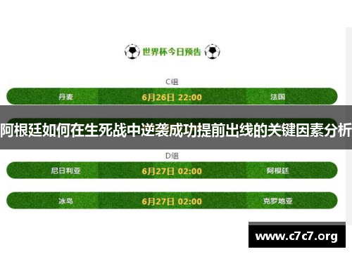 阿根廷如何在生死战中逆袭成功提前出线的关键因素分析